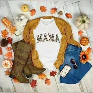 Nataly thyme mama grunge ghost tee shirt